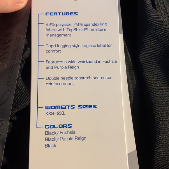 Charles River Apparel Sport Women’s Fitness Capris - Picture 5 of 8